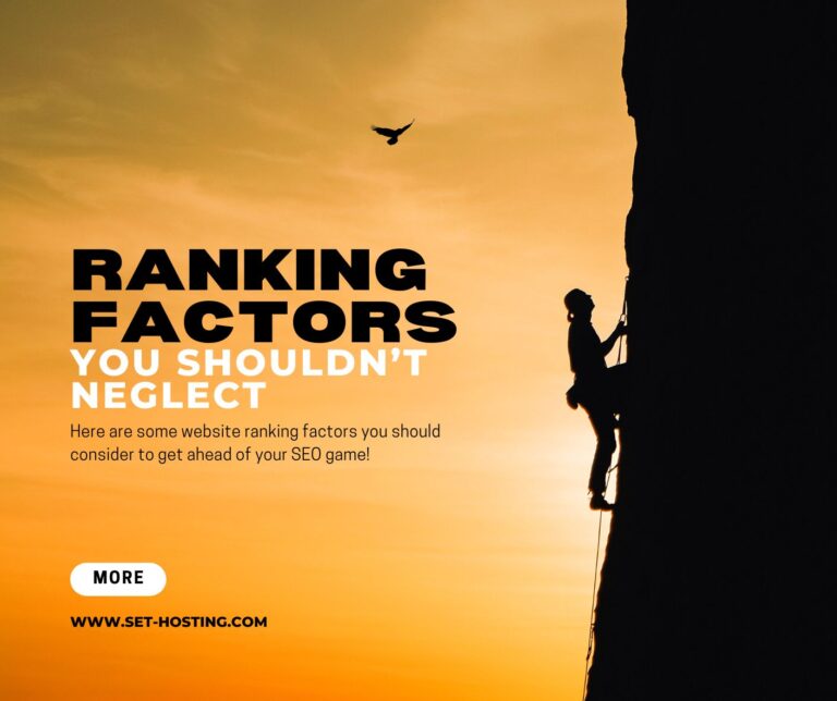 Ranking Factors You Shouldn’t Neglect